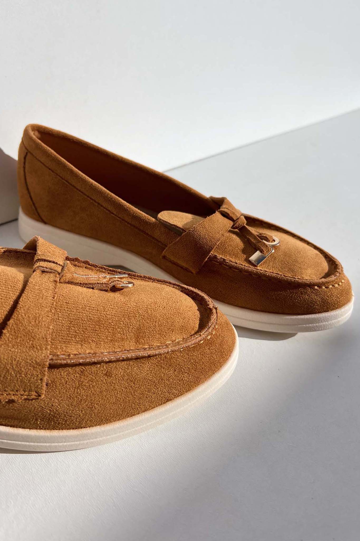 ΓΥΝΑΙΚΕΙΑ ΡΟΥΧΑ Cetus loafers κάμελ